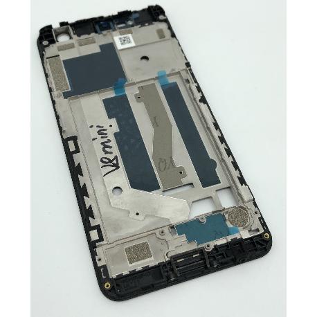 CARCASA FRONTAL DE LCD PARA ZTE BLADE V8 MINI - NEGRA