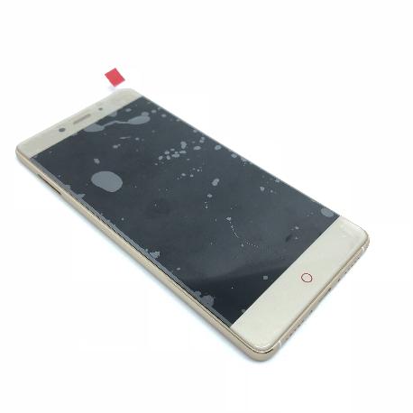 PANTALLA LCD DISPLAY + TACTIL CON MARCO PARA ZTE NUBIA Z11 - ORO