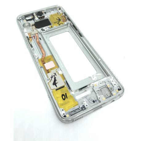 CARCASA FRONTAL LCD PARA SAMSUNG S8 - PLATA - DESMONTAJE