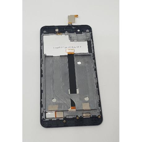 PANTALLA LCD DISPLAY + TACTIL CON MARCO ORIGINAL PARA ELEPHONE P8 MINI NEGRA - RECUPERADA