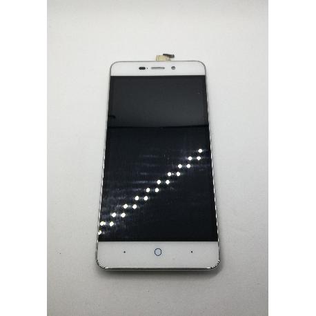 PANTALLA LCD DISPLAY + TACTIL CON MARCO ZTE BLADE A452 BLANCA - RECUPERADA