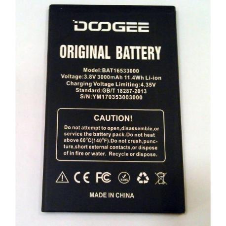 BATERIA ORIGINAL BAT16533000 DOOGEE X9, X9 PRO 3000MAH