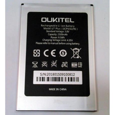 BATERIA ORIGINAL PARA OUKITEL U7 PLUS 2500MAH