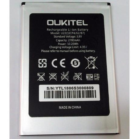 BATERIA ORIGINAL OUKITEL U22 2700 MAH