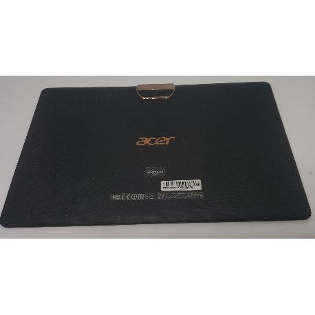 TAPA TRASERA ORIGINAL PARA ACER ICONIA TAB 10 A3-A40 NEGRA / ORO - RECUPERADA