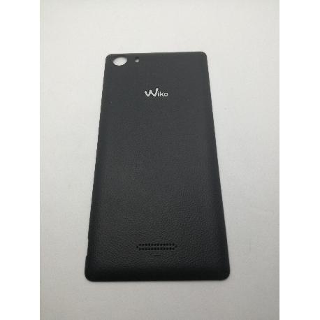 TAPA TRASERA DE BATERIA ORIGINAL PARA WIKO FEVER NEGRA - RECUPERADA 