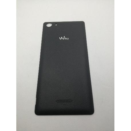 TAPA TRASERA DE BATERIA ORIGINAL PARA WIKO FEVER NEGRA - RECUPERADA 