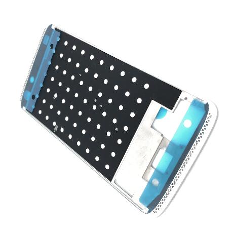 CARCASA FRONTAL CON MARCO PARA ZTE AXON MINI, B2016 - PLATA