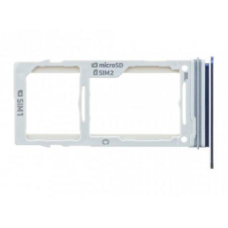 BANDEJA TARJETA DUAL SIM Y SD PARA SAMSUNG GALAXY NOTE 9 - AZUL