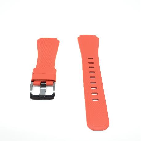 JUEGO DE CORREAS PARA RELOJ SAMSUNG GEAR S3 R760, R765 - ROJA - TALLA M