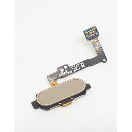 FLEX BOTON HUELLA  PARA SAMSUNG J3 2018 J337 J7 2018 J737 - ORO