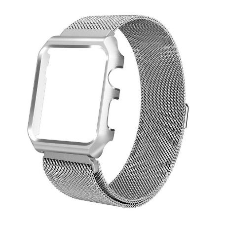 CORREA MAGNETICA PARA APPLE WATCH 4 - 44MM - PLATA