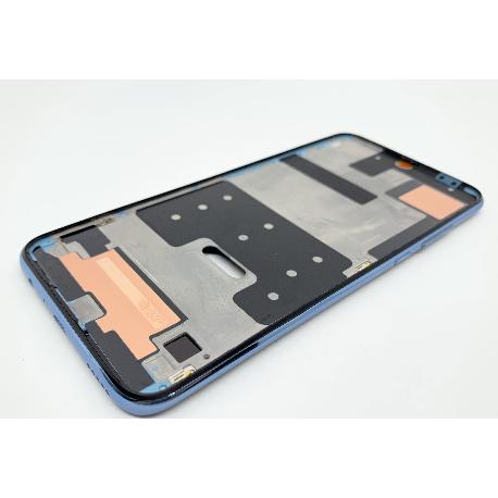 CARCASA FRONTAL Y MARCO LATERAL PARA  HUAWEI P SMART 2019 - AZUL