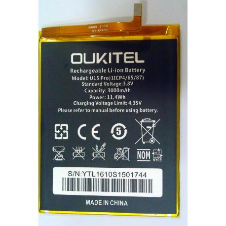 BATERÍA ORIGINAL PARA OUKITEL U15 PRO DE 3000MAH