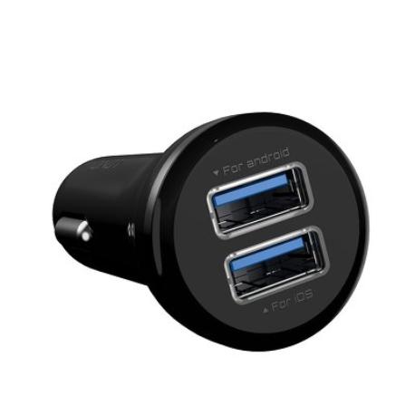 CARGADOR DE COCHE LDNIO DL-C23 2 X USB 3,1A + CABLE USB TIPO C 