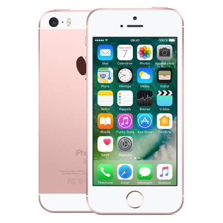 * TELEFONO MOVIL REACONDICIONADO IPHONE SE 64GB ROSA - GRADO B