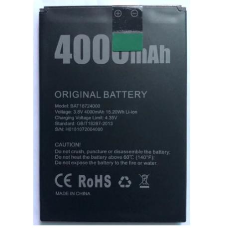 BATERÍA BAT18724000 ORIGINAL PARA DOOGEE X70 DE 4000MAH