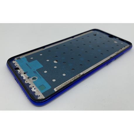 CARCASA FRONTAL Y MARCO LATERAL PARA XIAOMI REDMI NOTE 7 - AZUL