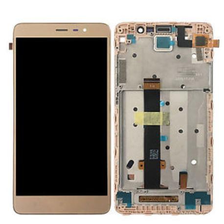 PANTALLA COMPLETA CON MARCO PARA XIAOMI REDMI NOTE 3 , REDMI NOTE 3 PRO - ORO