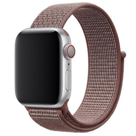 CORREA DE NYLON PARA APPLE WATCH 38/40MM, WATCH 3 / 4 - MARRON