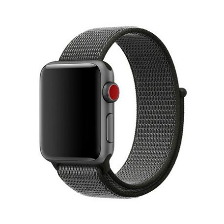 CORREA DE NYLON PARA APPLE WATCH 40/44MM, WATCH 3 / 4 - NEGRA