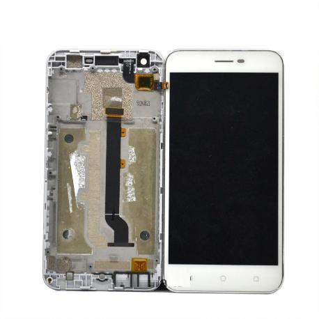 PANTALLA TACTIL + LCD DISPLAY CON MARCO PARA VODAFONE SMART ULTRA 6 VF995 VF995N BLANCA