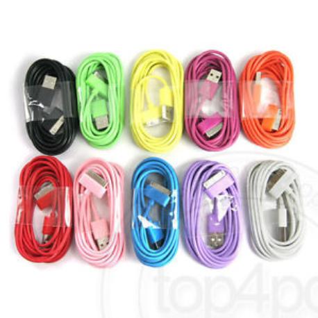CABLE DE DATOS IPHONE 3G 3GS 4 4S IPAD 2 3 MA591GA COMPATIBLE HASTA IOS 7 BLANCO