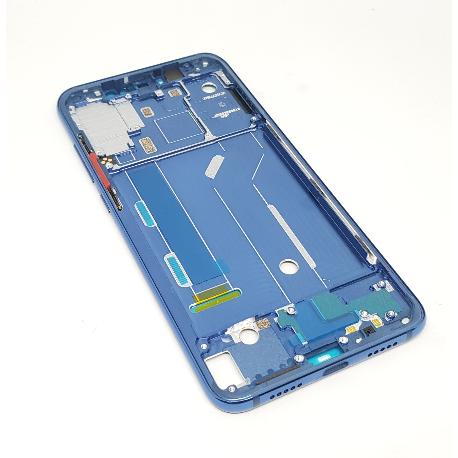 CARCASA FRONTAL Y MARCO LATERAL PARA XIAOMI MI8 MI 8 - AZUL