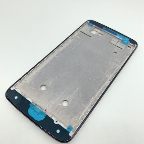 CARCASA FRONTAL PARA MOTOROLA MOTO E4 PLUS - NEGRA