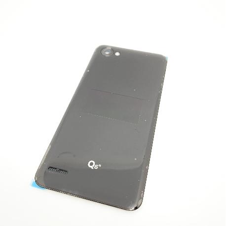 TAPA TRASERA ORIGINAL PARA LG Q6 - NEGRA - CON LENTE DE CAMARA