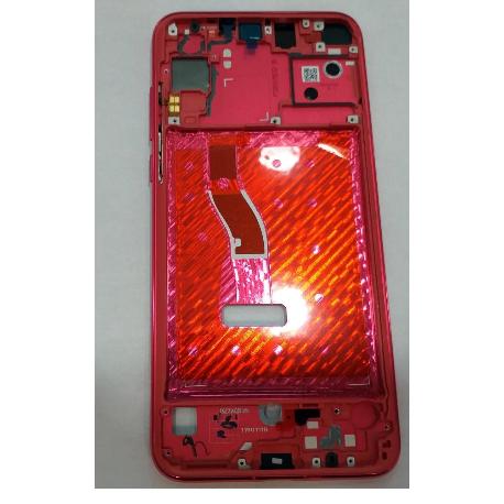 CARCASA FRONTAL Y MARCO PARA HUAWEI NOVA 4 - ROJA