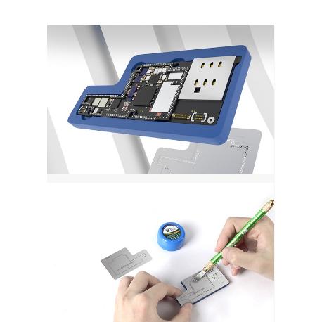 MODULO PLANTILLA 3D PARA REBAILING DE IPHONE X, XS, XS MAX