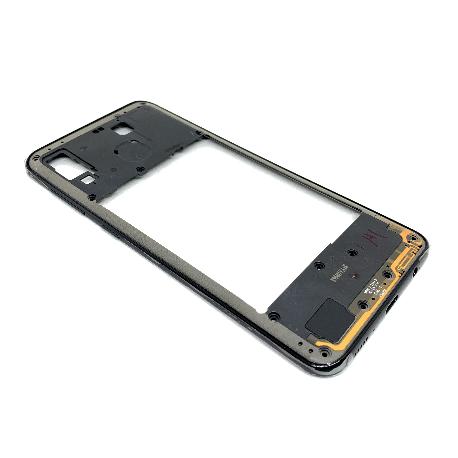 CARCASA INTERMEDIA PARA SAMSUNG GALAXY A20 - NEGRO