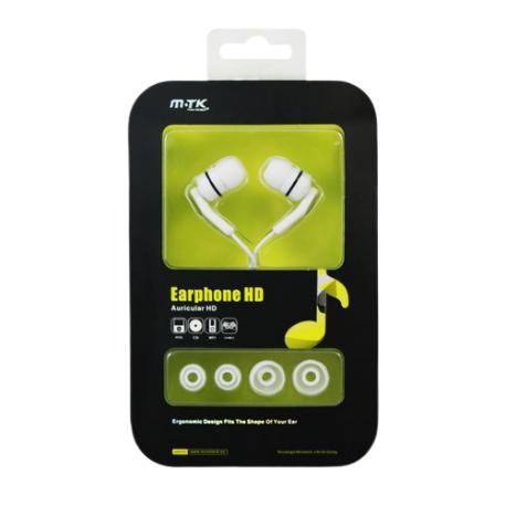 AURICULARES MTK STEREO 3,5MM - BLANCO