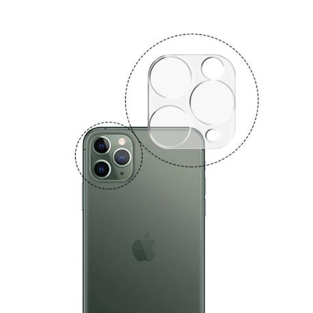 EMBELLECEDOR PROTECTOR DE CAMARA 3D PARA IPHONE 11 - TRANSPARENTE