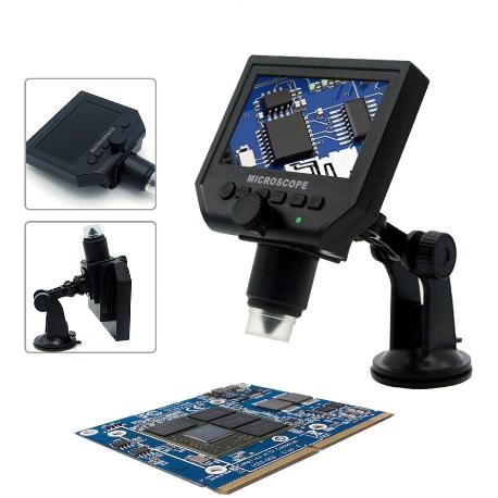 MICROSCOPIO PORTABLE DIGITAL PARA PLACAS 1-600X - CON BATERIA