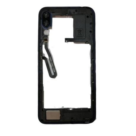 CARCASA INTERMEDIA CON LENTE DE CAMARA Y MARCO PARA ELEPHONE A6 MINI - AZUL -