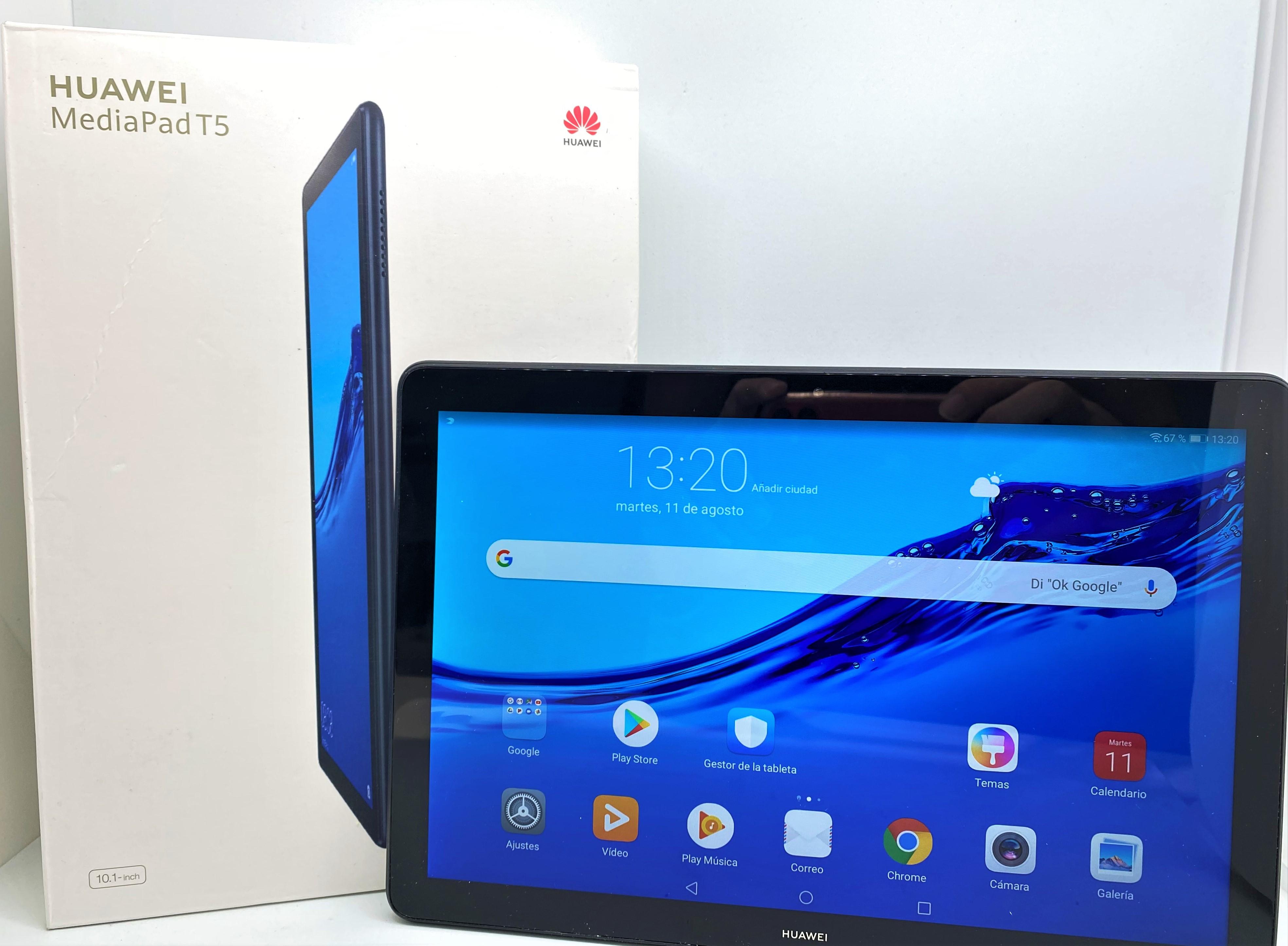 Huawei MediaPad T5 10,1" Octa Core, 32GB 3GB Wi-Fi Negra - Muy buen estado