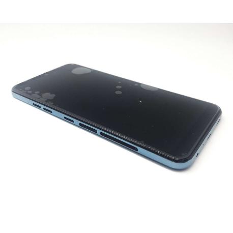 PANTALLA COMPLETA CON MARCO PARA LG K50, Q60 - AZUL