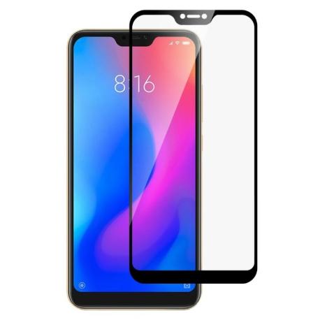 PROTECTOR DE CRISTAL TEMPLADO 5D PARA XIAOMI MI 8 LITE - NEGRO