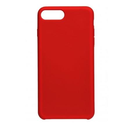 FUNDA DE SILICONA PARA IPHONE 7 PLUS, 8 PLUS - ROJA