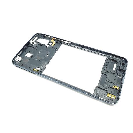 CARCASA INTERMEDIA Y MARCO LATERAL PARA SAMSUNG GALAXY A40 - NEGRA