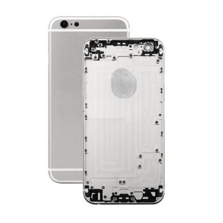 CARCASA TAPA TRASERA DE BATERIA PARA IPHONE 6 - PLATA / BLANCO