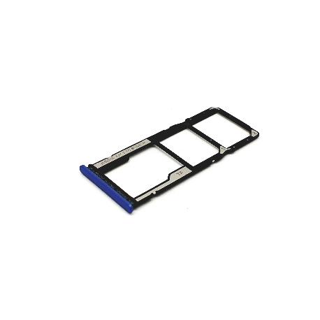 BANDEJA O SOPORTE DE SIM DUAL Y SD PARA XIAOMI REDMI 9A - AZUL