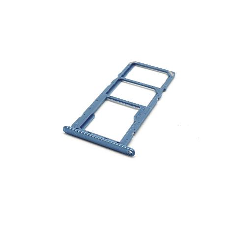 BANDEJA O SOPORTE DE SIM DUAL Y SD PARA SAMSUNG GALAXY A01 SM-A015G - AZUL