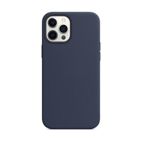 FUNDA DE GEL PROTECTORA PARA IPHONE 12, IPHONE 12 PRO 6.1" - AZUL OSCURO