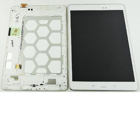 PANTALLA LCD + TACTIL CON MARCO GALAXY TAB A WI-FI SM-T555 - BLANCA