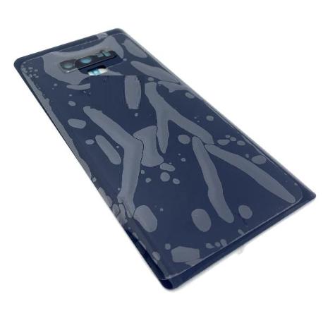 TAPA COMPATIBLE PARAGALAXY NOTE 9 - AZUL OSCURO - CON LENTE