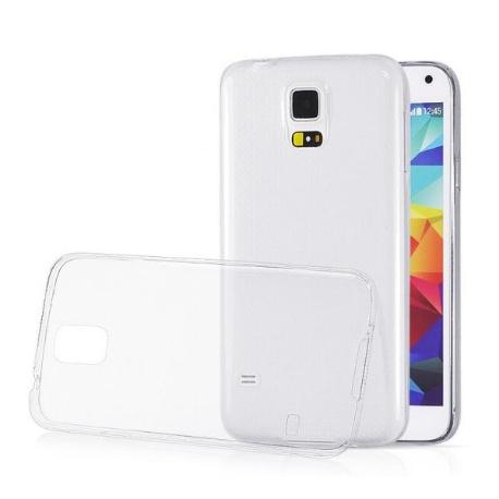 FUNDA DE SILICONA PARA EALAXY S5 I9600 SM-G900F - TRANSPARENTE