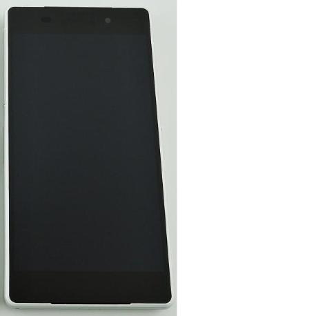 REPUESTO PANTALLA LCD + TACTIL CON MARCO XPERIA Z2 D6502 D6503 L50W - BLANCA